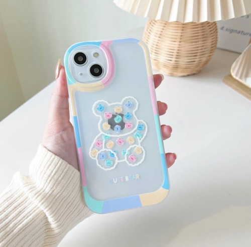 Funda Tpu Premium Osito Cute Para iPhone 11 13 14