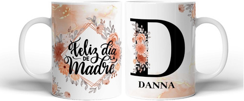 Plantillas Sublimación Tazas Día De La Madre Iniciales