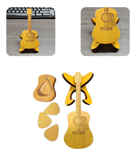 Estuche Para Guitarra, Clavija De Guitarra Antigua Peonizada