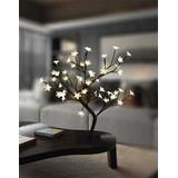 Arbol Bonsai Flor Cerezo Artificial Luz Led Decoracion Light