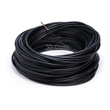 Cable Flexible Automotriz Calibre 14 Negro Rollo 30 Mts