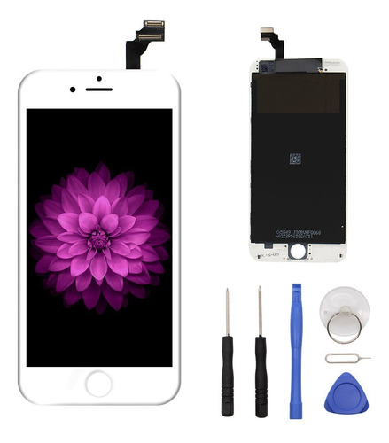 Blanco Para El iPhone 6 4.7 Pulgadas Lcd Reemplazo Completo 