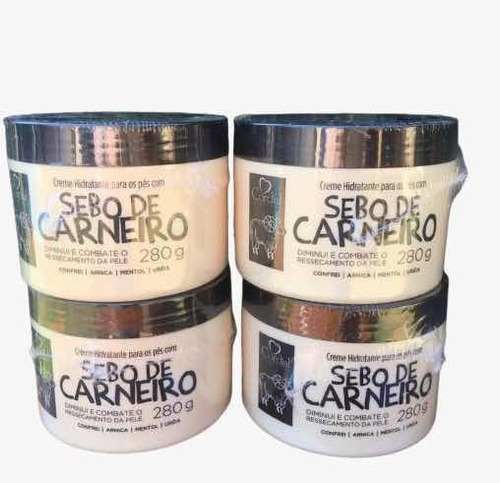 Creme Sebo De Carneiro Para Os Pés 