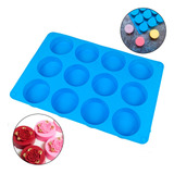 Molde Forma Silicone Sabonetes Doces Artesanal 12 Cavidades