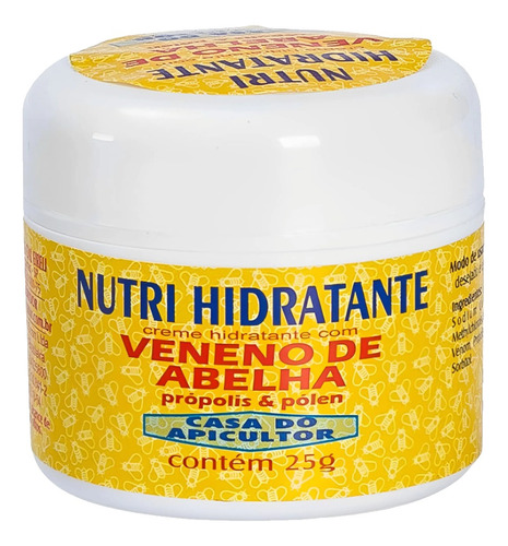 Creme Nutri Hidratante De Veneno De Abelha 25g - Apitoxina