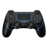 Joystick Level Up Cobra X Ps4 Ps3 Pc Color Negro Y Azul