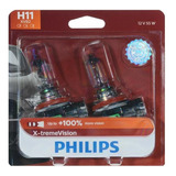 Focos H11 Philips Xtreme Vision 12v 55w 100% Mas Iluminación