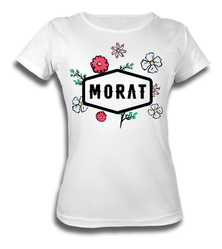 Playera Morat Presiento Musica Flores Camsieta