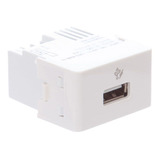 Módulo De Tomada Usb 1a 2.0 127/220v Branco Decor Schneider 