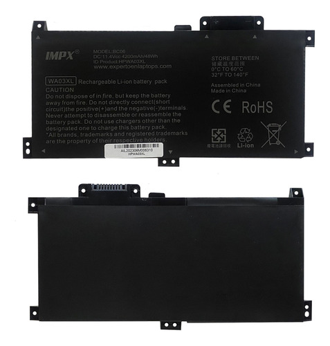 Bateria Para Hp Tpn-w126 Pavilion X360 15-br005la 15-br005tx