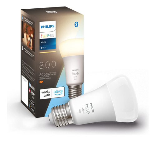 Lampara Philips Hue Single Bulb E27 Blanco Calido X 1 Unidad