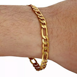 Pulseira Masculina 5mm Banhada Ouro 18k Modelo 3x1 Ref: P3