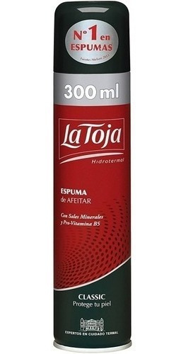 Espuma De Afeitar La Toja Natural Clasicc Barba 300ml