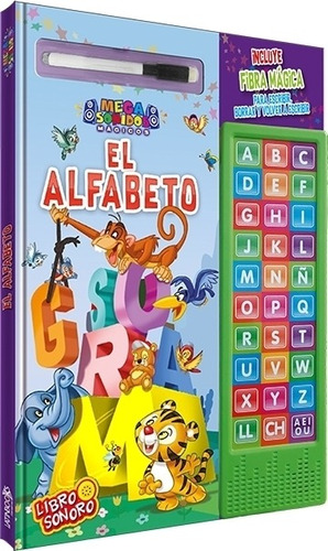 El Alfabeto- Con Fibra Para Escribir Y Borrar - Mega Sonidos