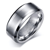 Anillo De Tungsteno Silver Hombre Moda Masculina 2019 Il