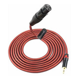 Devinal Cable De Micrófono Balanceado Xlr A 1/8  De Pulgada