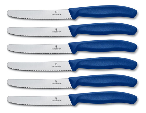 Victorinox Swiss Classic - Juego De 6 Cuchillos De Pelar Par