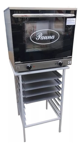 Horno Convector Pauna Beta21 + Baselatero + 4 Bandejas