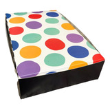 Caja Regalo Lunares Colores 17x27x6