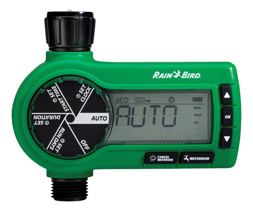 Temporizador De Riego Automatico A Batería Para Grifo 3/4 Color Verde