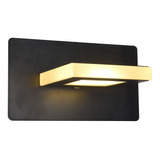 Aplique Plafon Led 1 Luz 5w Negro Deco Moderno Baño Mks