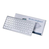 Teclado Bluetooth Sem Fio Tablet iPad Mac Pc Notebook Branco