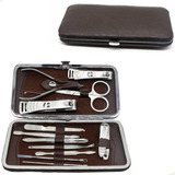 Kit Manicure Cortador Unha Masculino Feminino Peças Inox Nf