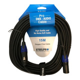 Cable Canon Hembra/ Macho Balanceado Xlr-15m Steelpro