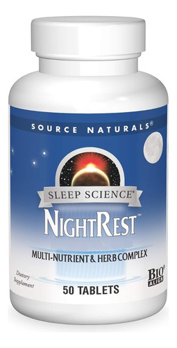 Source Naturals | Ciencia Sueño Descanso N | 150mg | 50 Tabs