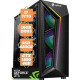 Cpu Pc Gamer I7 3.4ghz 16gb Ssd 480gb 500w Gtx1650 4gb