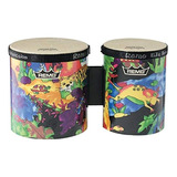 Tambor De Bongo De Percusión Para Niños-forest Rain De Tela