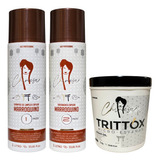 Trittox Preto + Kit Alisamento Marroquino Chinesa Cosmeticos