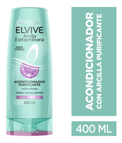 Acondicionador Loreal Elvive Arcilla Purificante 400ml