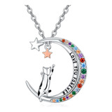 Collar De Gato Con Luna Y Estrella De Dreamboat Para Mujeres