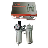Filtro Lubricador Aceite Y Agua Compresor Aire  1/4 Vtb