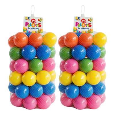 Pelotas Para Alberca Bf Toys - 100 Pelotas No Tóxicas Multicolor | MercadoLibre
