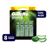 Cuchillas De Afeitar Gillette Mach - Unidad a $1016