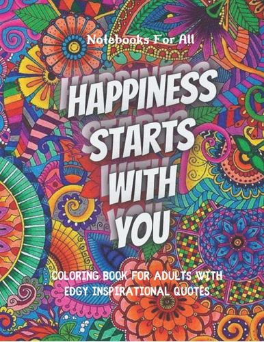 Libro: Coloring Book For Adults With Edgy Inspirational Quot