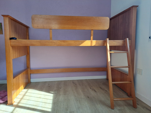 Cama Alta De Madera