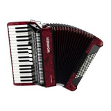 Acordeón Hohner Bravo Iii 72 Rojo A16632 