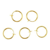 2x5pcs Clip Falso En La Oreja Septum Labio Ceja Oreja Anillo