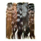 Cortina 3 Capas Cabello Natural 55 Cms Larg X 20 Ancho Micro