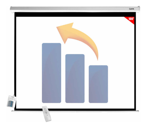 Tela De Projeção Elétrica. Quanta De 100 