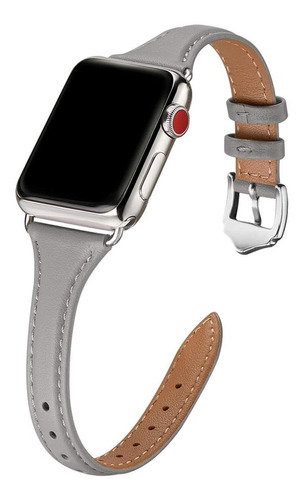 Wfeagl - Correa De Piel Compatible Con Apple Watch 