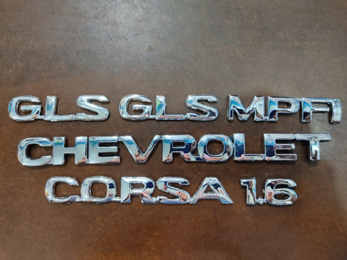 Kit Emblema Corsa Chevrolet Mpfi 1.6 Gls Sedan 6 Piezas Foto 5