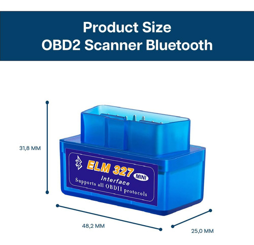 Escáner Obd2 Bluetooth  Escáner De Coche Compatible Con Ios