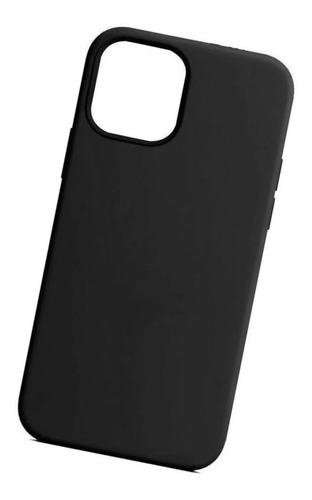 Capinha Capa Fina Preta Premium P/ iPhone 12 Mini  Tela 5,4 