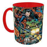 Mugs Spiderman Hombre Araña Universo Pocillo Gamers Color Rojo