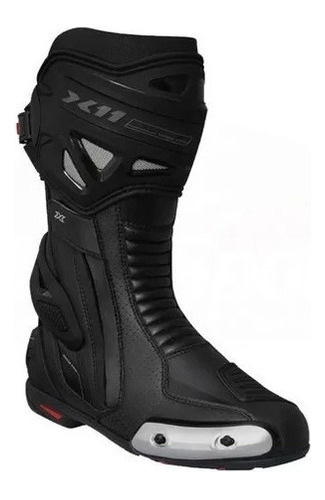 Bota X11 Speed Masculina Race Pro Cano Longo Motociclista