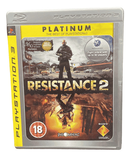 Jogo Resistance 2 Platinum Edition Ps3 Mídia Física